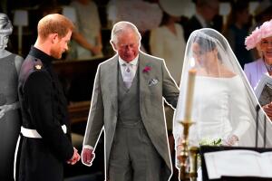 Príncipe Carlos en la boda de su hijo, el príncipe Harry y Meghan Markle