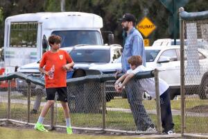 Piqué y sus hijos en Miami