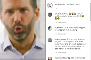 Captura de pantalla de Instagram 