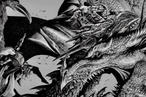House of the Dragon cómo muere Daemon Targaryen Bantam Books Doug Wheatley.jpg