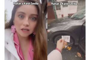 Karol Sevilla recibió una multa en la Ciudad de México