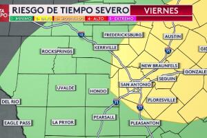 tiempo severo Texas Austin San Antonio tormentas