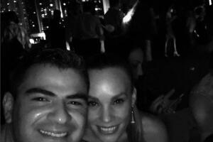 Jessica Coch y su novio