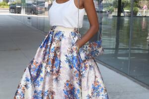 falda midi