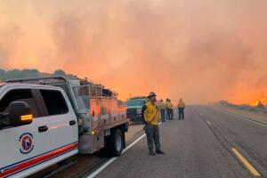 Incendio forestal Wildcat Fire continúa ardiendo en el Bosque Nacional Tonto