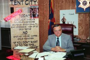 Maricopa County Sheriff Joe Arpaio who claims to b