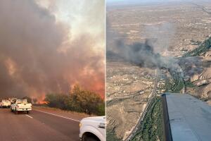 Rose Fire destruye seis estructuras sobre la US 60