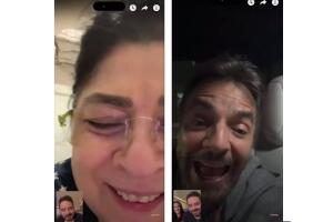 Así reaccionaron Victoria Ruffo y Eugenio Derbez al conocer que tendrán una nieta
