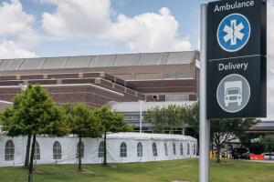 Houston Hospital Sets Up Outdoor Tents To Handle Overflow Of Covid Cases