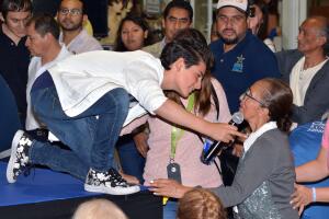 Emilio Osorio plasmó sus huellas