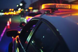 Nightime Police Traffic Stop