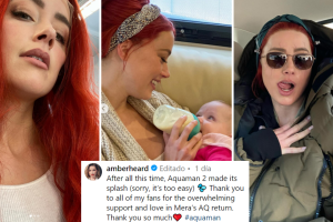 Amber Heard agradece fans por el apoyo en 'Aquaman 2'