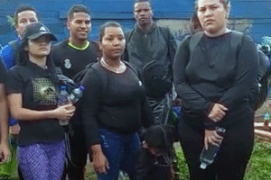 Esta fue la última vez que Edwel vio con vida a su mujer y niña de tres años a través de un video.