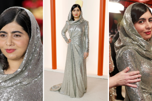 Malala en la alfombra roja de los premios Oscar 2023
