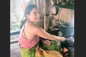 Ana Brenda Contreras, vacaciones Bali