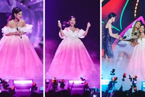 Natti Natasha hizo historia en Premios Juventud al hacer un gender reveal en el escenario