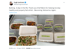 La dieta de Hugh Jackman para transformarse en Wolverine.