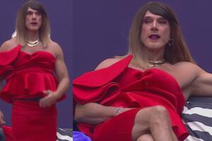 Sergio dejó con la boca abierta por su transformación a mujer