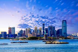 The,Skyline,Of,Jersey,City,,New,Jersey,From,New,York