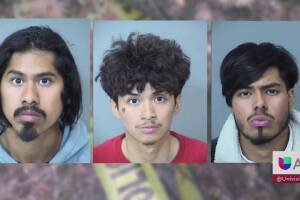 Se cree que los cuatro arrestados pertenencen a un pandilla callejera criminal 