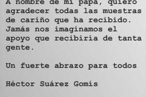 Héctor Suárez hospitalizado, junio 2019