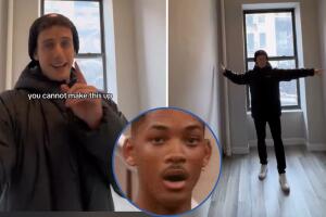 Omer Labock, influencer y agente inmobiliario, mostró el departamento más pequeño de Nueva York