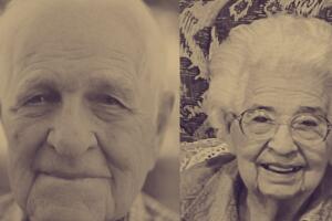 Evelyn y Allen Frandsen utah 80 años matrimonio