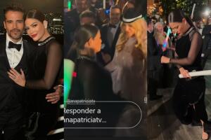 Ana Patricia Gámez no paró de bailar en la boda de Migbelis Castellanos. 