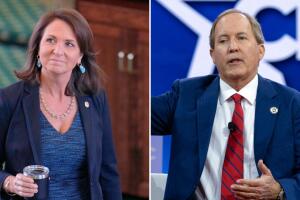 Angela Paxton y Ken Paxton