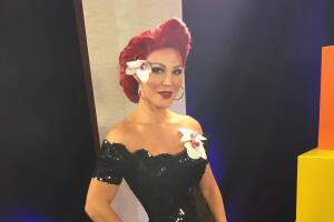 Drag Queen Vinna Rouge as Gloria Estefan