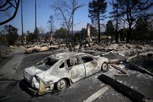 Multiple Wildfires Continue To Ravage California Wine Country