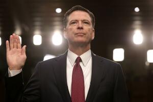 James Comey Testifies At Senate Hearing On Russian Interference In US Election