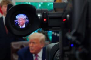 President Trump Signs Executive Orders In The Oval Office