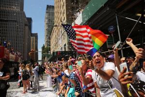New York City Holds Ticker Tape Parade For World Cup Champions U.S. Women's Soccer National Team