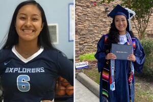 Se gradúa estudiante hispana, Alondra Carmona que donó sus ahorros para la universidad y evitó desalojo en Houston