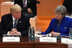Donald Trump, Theresa May