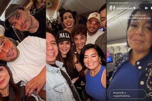 El actor Nacho Casano, la periodista María Luisa Valdes Doria ‘Magüicha’ y Tania Vázquez eran parte de los famosos que iban en el avión rumbo a Corea del Sur que tuvo que regresar a la Ciudad de México. 