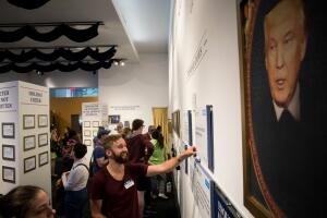 Parody Trump Presidential Library Opens In Midtown Manhattan