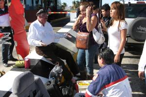 Ruben Aguirre sufrió un accidente