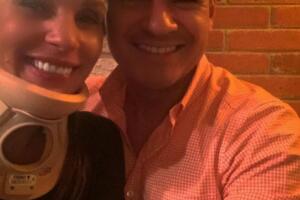 Jessica Coch y su novio