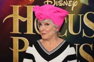 Bette Midler en la premiere de 'Hocus Pocus 2' en New York