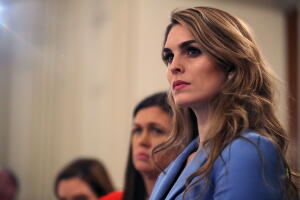 Hope Hicks era la asesora que más tiempo ha estado al servicio del presidente Trump, desde 2015