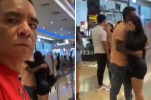 Hombre descubre a su novia infiel en pleno cine