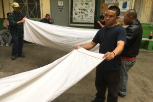 Albergue de los deportados en Tijuana