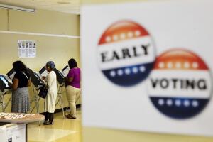 Votantes en Georgia.
