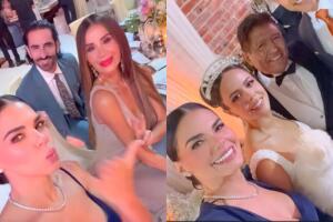 Livia Brito fue una de las famosas que estuvieron presentes en la boda.