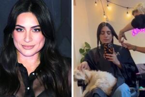 Ana Brenda Contreras se despidió de su larga cabellera y sorprendió con su nuevo look