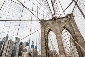 Hombre escala el Puente de Brooklyn, salta desnudo al East River y sobrevive.