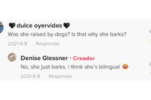 Denise Glessner constestó los comentarios de su video viral