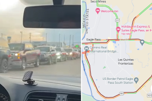 tráfico-puentes-frontera-Texas-Eagle-Pass-Piedras-Negras